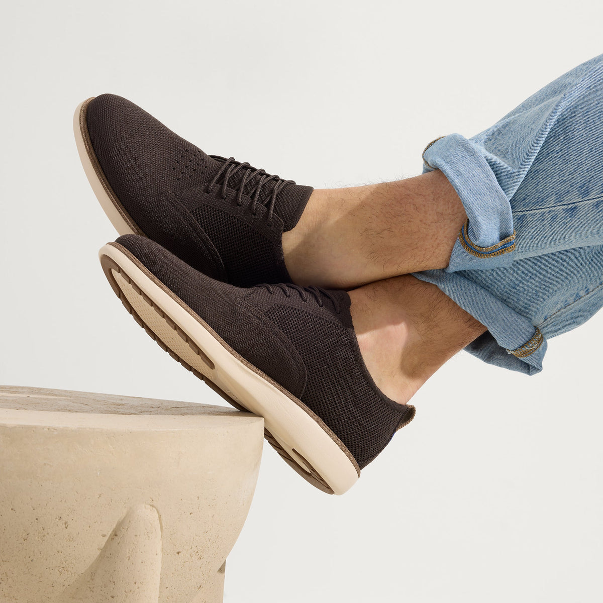 The Oxford in Deep Brown | Rothys Men