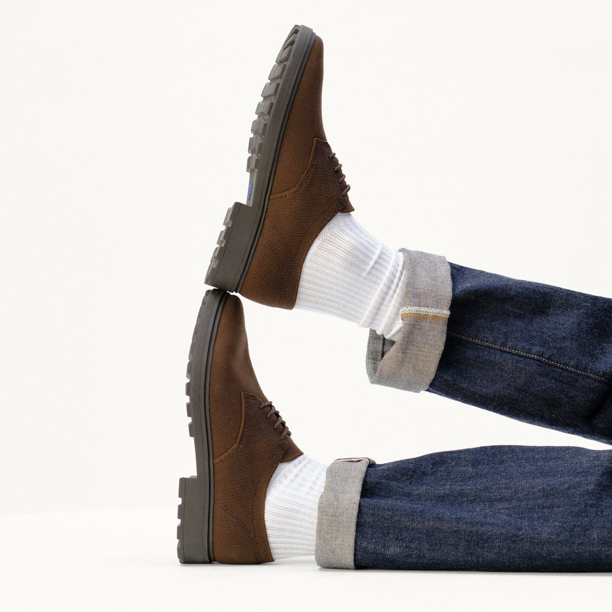 The Lug Oxford in Dark Chocolate | Rothys Men