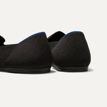 The Kids Loafer in Black Solid | Rothys Kids|New