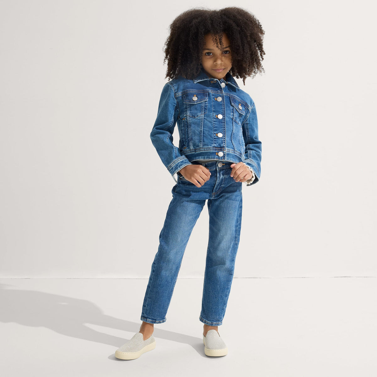 The Kids Sneaker in Diamond Twill | Rothys Kids|New