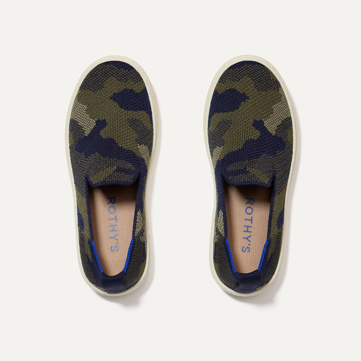 The Kids Sneaker in Spruce Camo | Rothys Kids|New