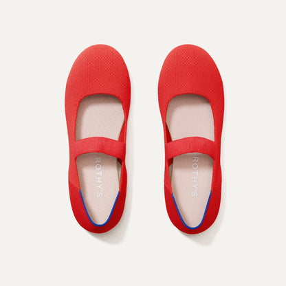 The Kids Mary Jane in Glamour Red | Rothys Kids|New