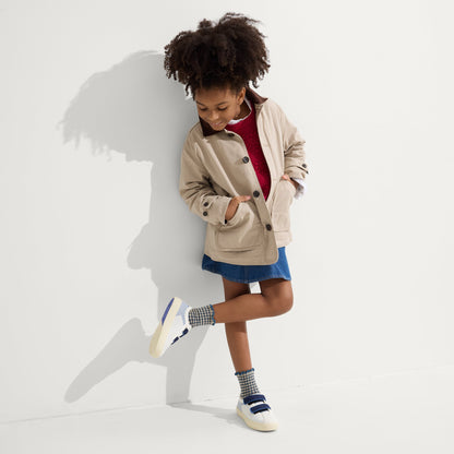 The Kids Strap Sneaker in Blue Raspberry | Rothys Kids|New