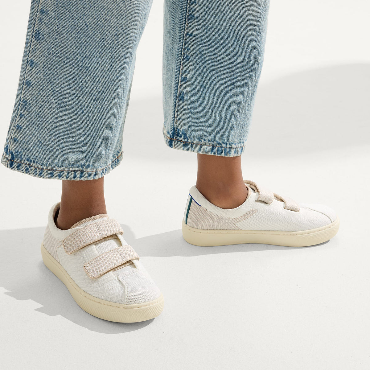 The Kids Strap Sneaker in Vanilla Ice | Rothys Kids|New