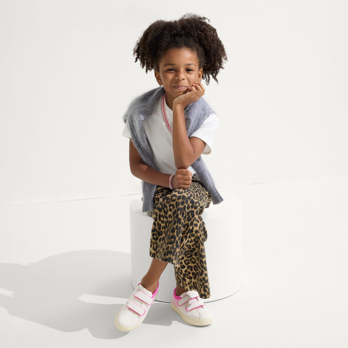 The Kids Strap Sneaker in Pink Taffy | Rothys Kids|New