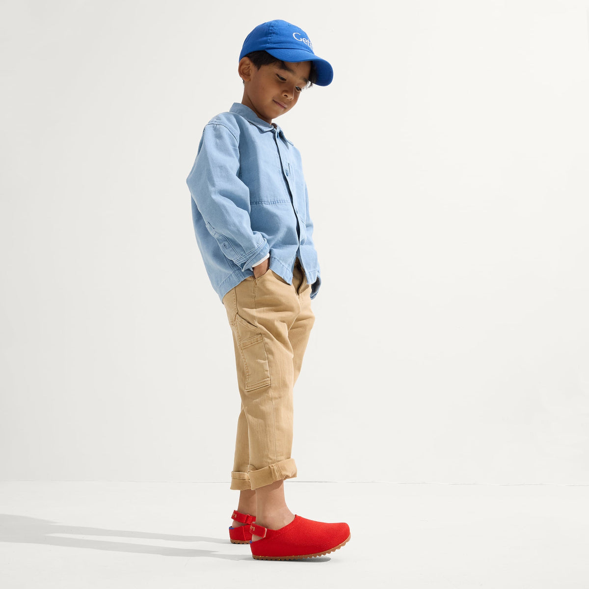 The Kids Clog in Firetruck Red | Rothys Kids|New