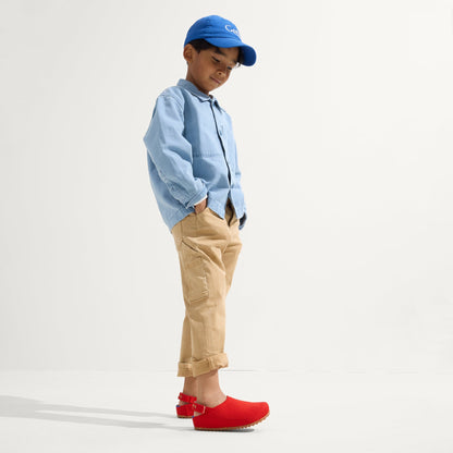 The Kids Clog in Firetruck Red | Rothys Kids|New