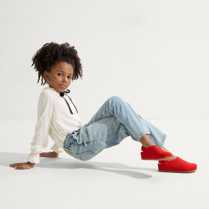 The Kids Clog in Firetruck Red | Rothys Kids|New