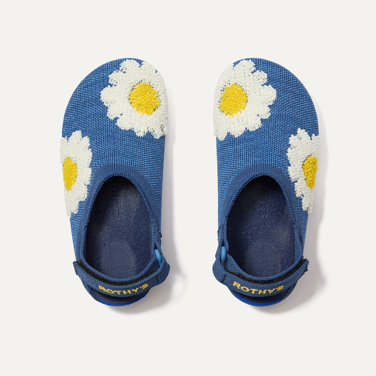 The Kids Clog in Indigo Daisy | Rothys Kids|New