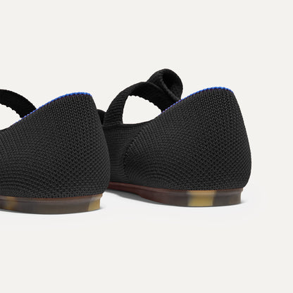 The Kids Tux Bow Mary Jane in Black | Rothys Kids|New