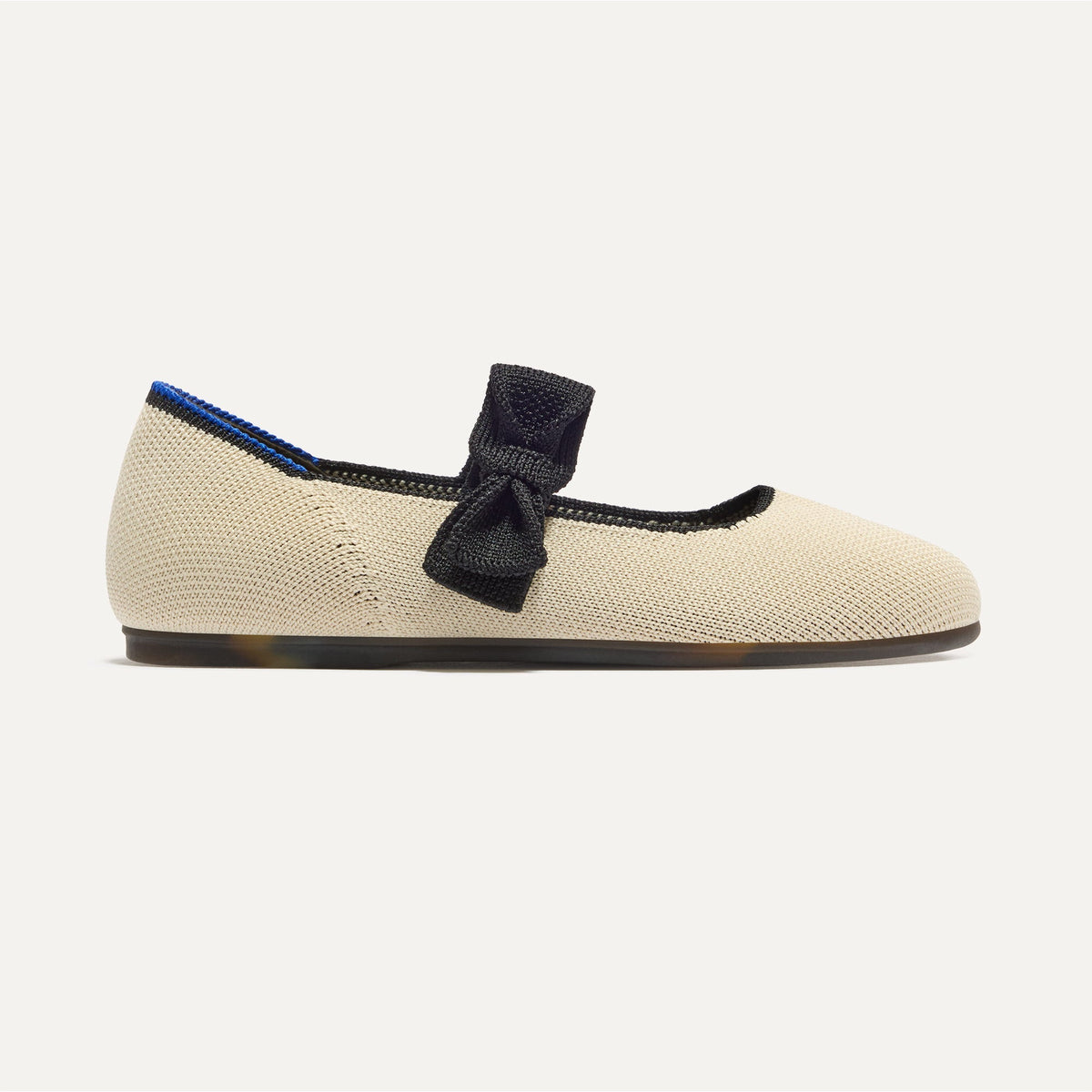The Kids Tux Bow Mary Jane in Ivory | Rothys Kids|New