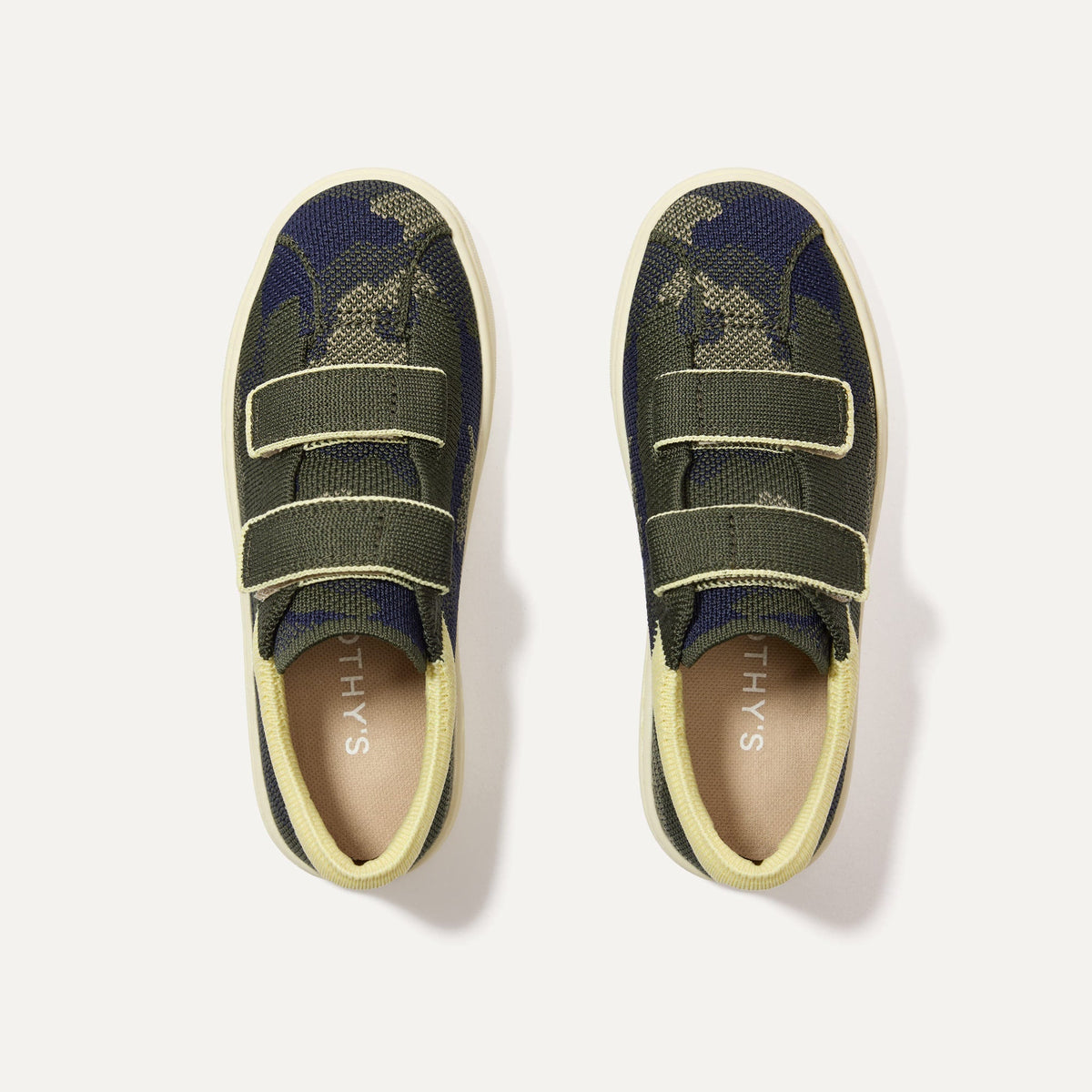 The Kids Strap Sneaker in Spruce Camo | Rothys Kids|New