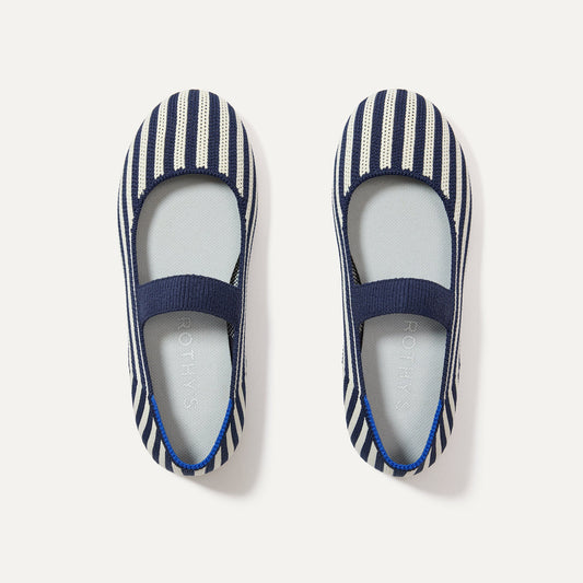 The Kids Mary Jane in Sailor Stripe | Rothys Kids|New