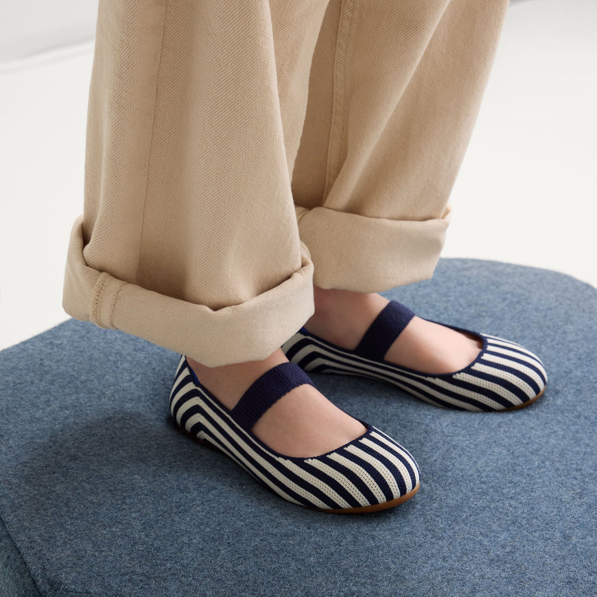 The Kids Mary Jane in Sailor Stripe | Rothys Kids|New