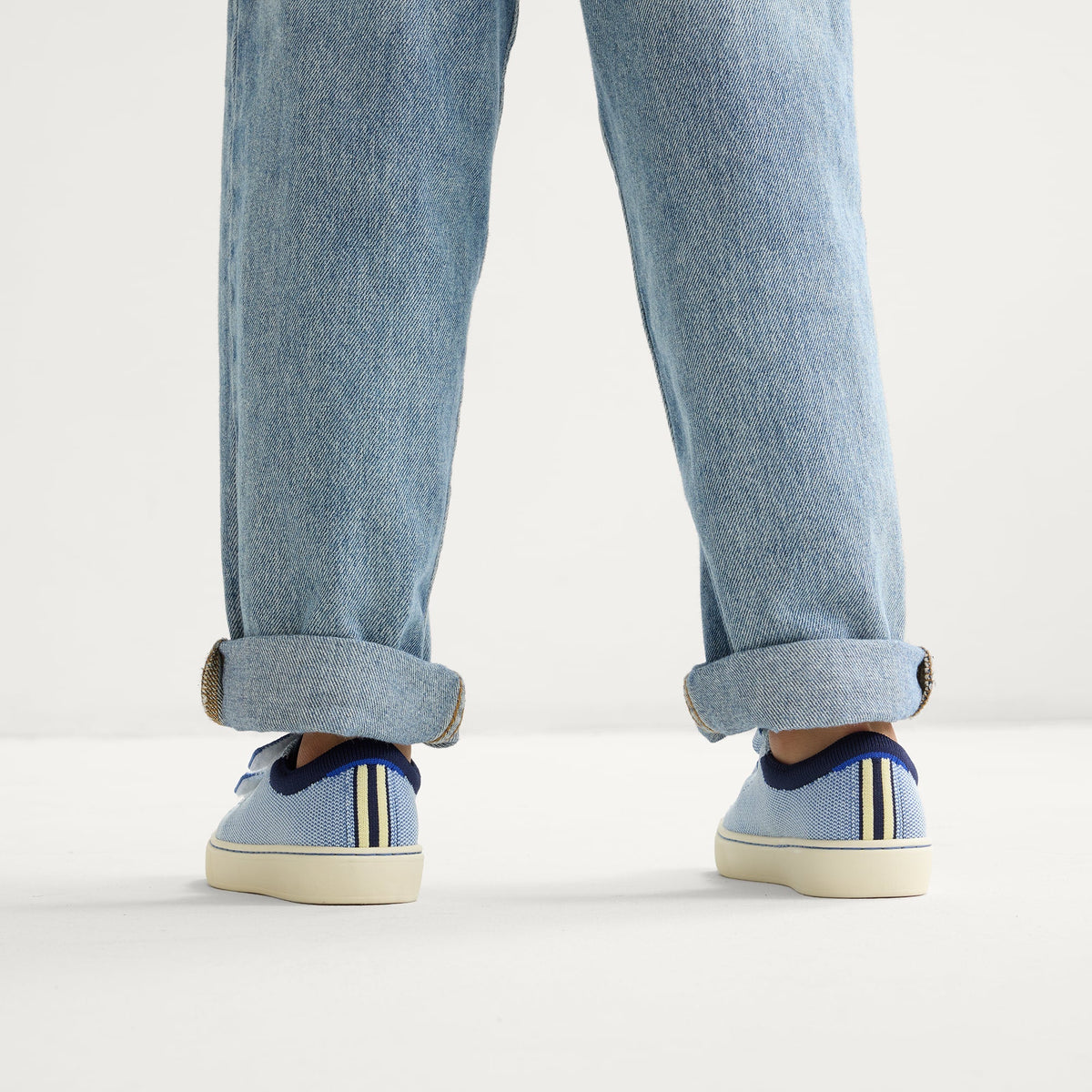 The Kids Strap Sneaker in Berry Blue | Rothys Kids|New