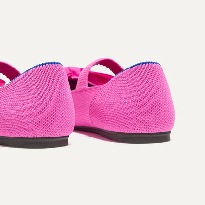 The Kids Big Bow Mary Jane in Dragon Fruit | Rothys Kids|New