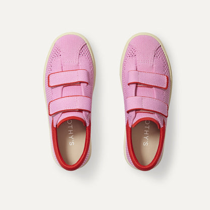 The Kids Strap Sneaker in Tutu Open-Knit | Rothys Kids|New