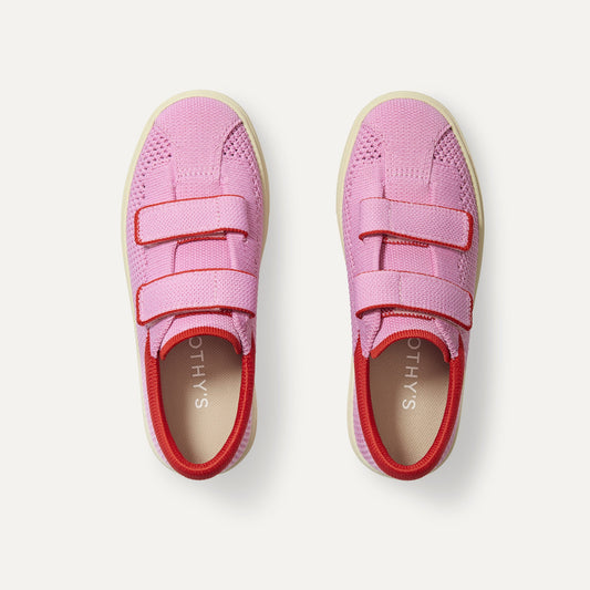 The Kids Strap Sneaker in Tutu Open-Knit | Rothys Kids|New