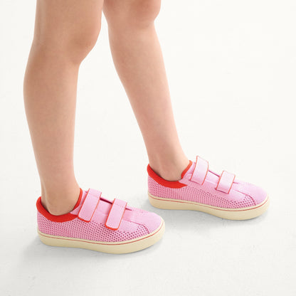 The Kids Strap Sneaker in Tutu Open-Knit | Rothys Kids|New