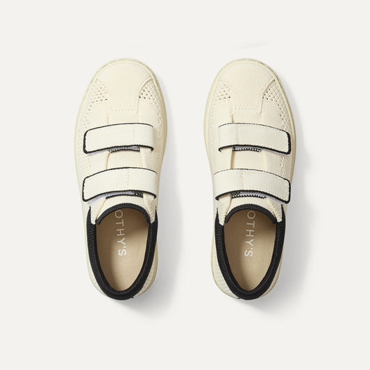 The Kids Strap Sneaker in Chess Open-Knit | Rothys Kids|New