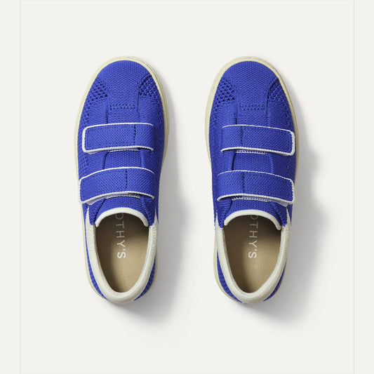 The Kids Strap Sneaker in Buoy Open-Knit | Rothys Kids|New