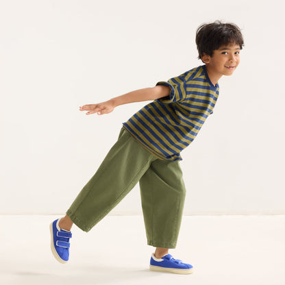 The Kids Strap Sneaker in Buoy Open-Knit | Rothys Kids|New