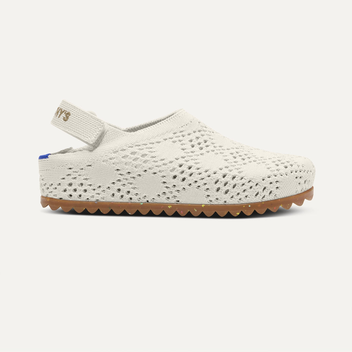 The Kids Clog in White Crochet | Rothys Kids|New