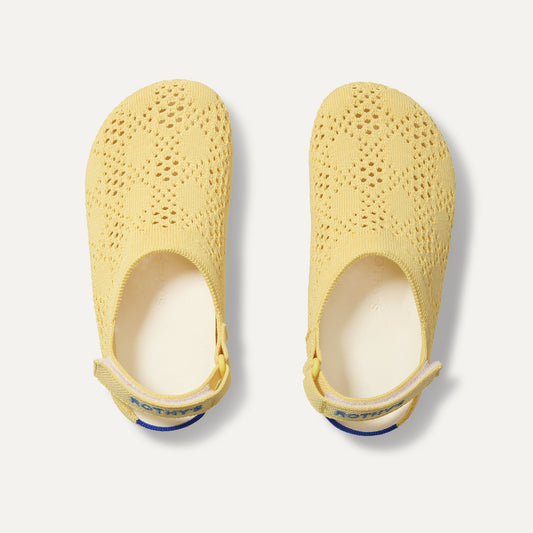 The Kids Clog in Sunny Crochet | Rothys Kids|New