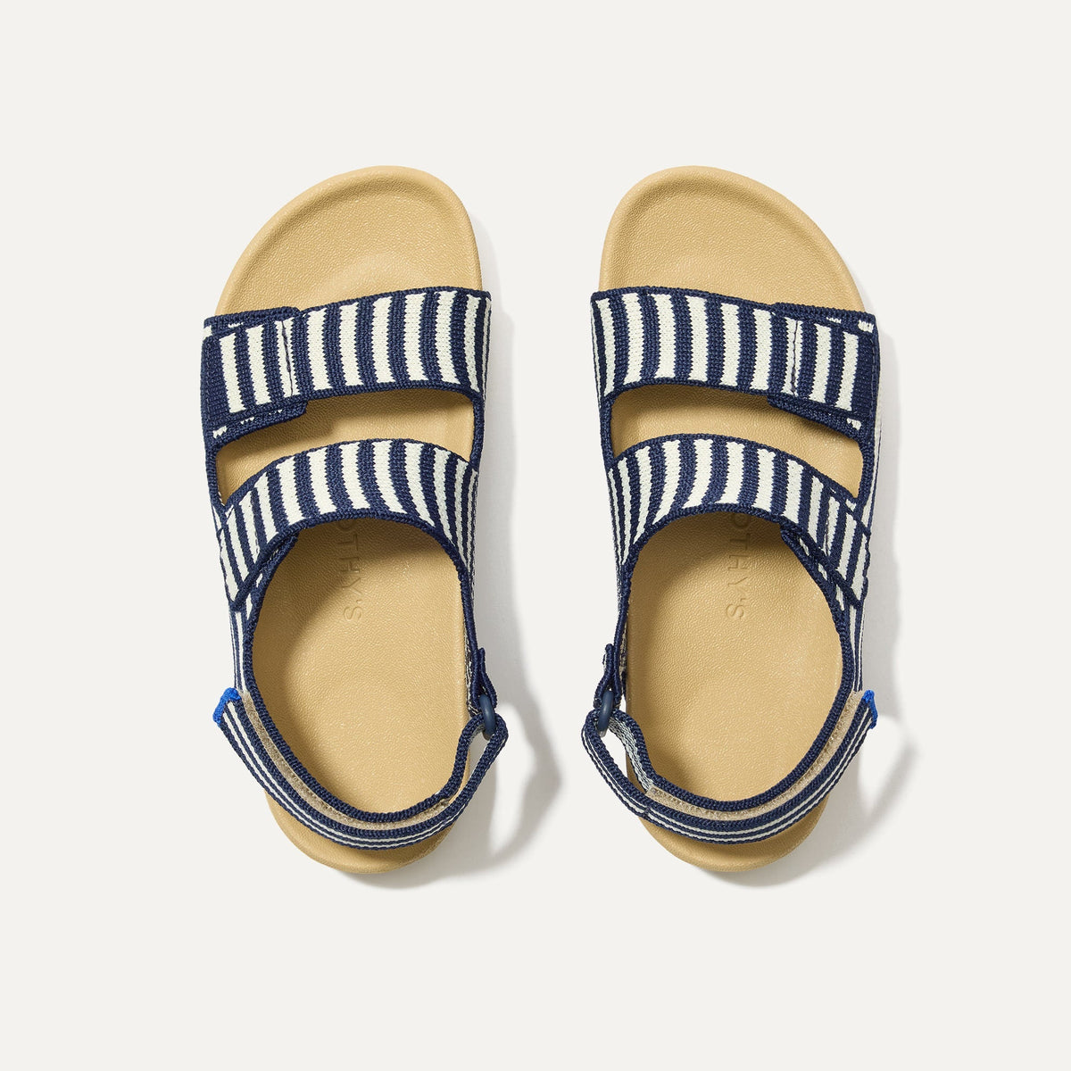 The Kids Double Strap Sandal in Sailor Stripes | Rothys Kids|New