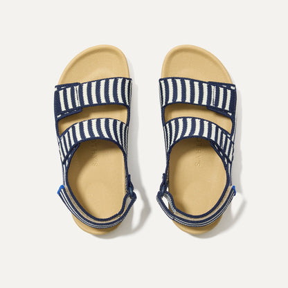 The Kids Double Strap Sandal in Sailor Stripes | Rothys Kids|New