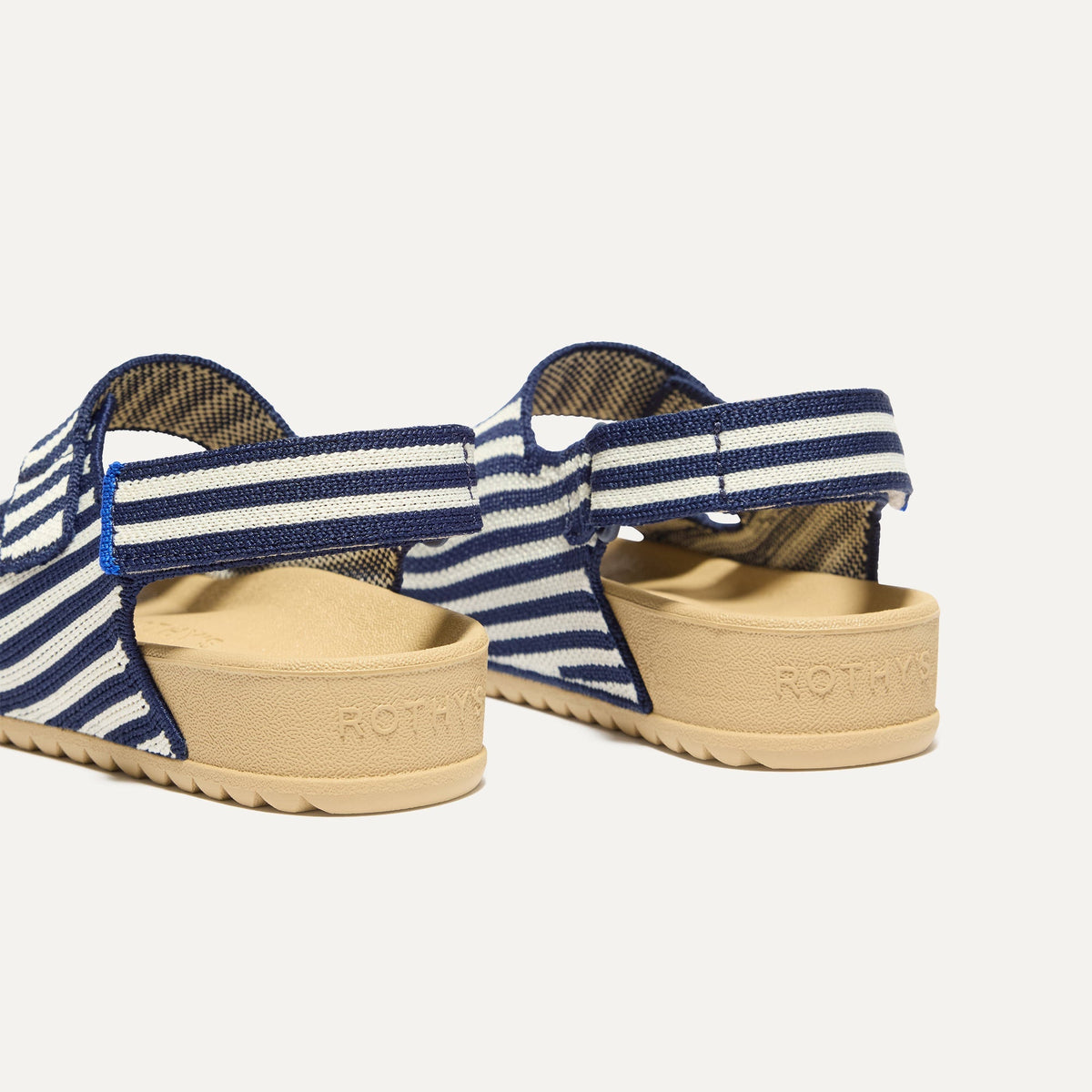 The Kids Double Strap Sandal in Sailor Stripes | Rothys Kids|New