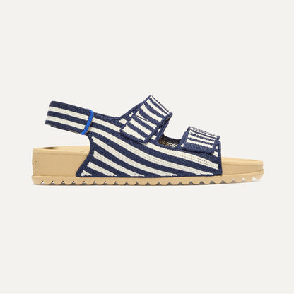 The Kids Double Strap Sandal in Sailor Stripes | Rothys Kids|New