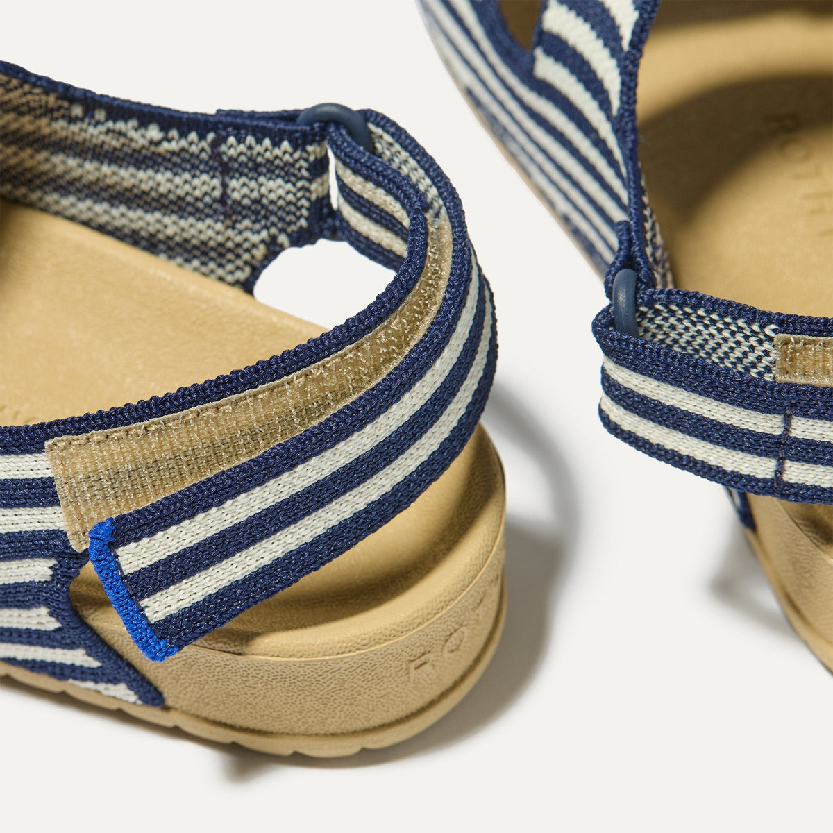 The Kids Double Strap Sandal in Sailor Stripes | Rothys Kids|New