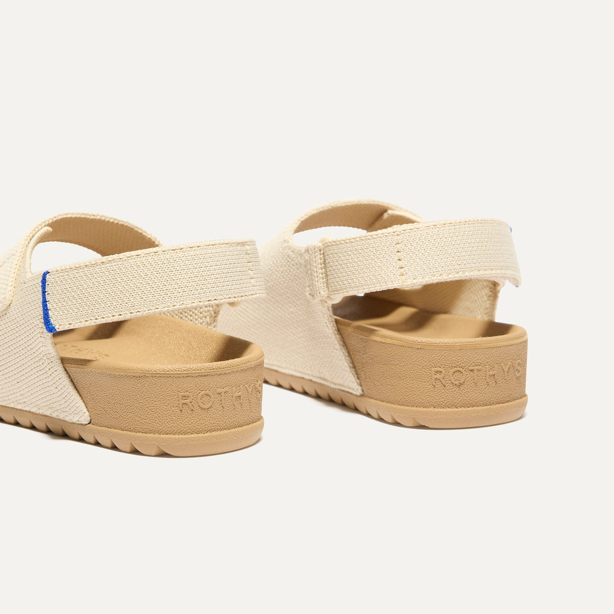 The Kids Double Strap Sandal in Conch | Rothys Kids|New